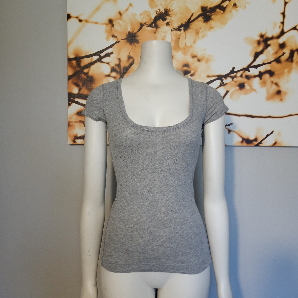 COPY - Aeropostale Grey scoop neck t shirt